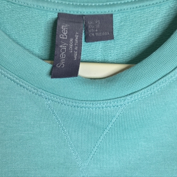 Sweaty Betty After Class Sport Sweatshirt Green Size 4 US - Picture 8 of 10